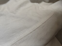 MARKLESS【安心品质】纯棉亲肤T恤男士纯色短袖打底衫5630 云峰白 L 实拍图