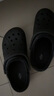 卡骆驰（CROCS）贝雅克骆格保暖拖鞋|205969 黑色-060 36/37(220mm)  实拍图