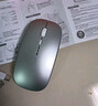 英菲克（INPHIC）M1无线鼠标可充电办公蓝牙三模电量显示静音便携适用于惠普华硕苹果IPAD笔记本电脑无限轻音 【蓝牙三模电量显示版-无线轻音】Ty-C充电太空银 实拍图