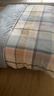 无印良品新疆棉花被子棉被可拆洗被芯+被套春秋被单人宿舍加厚保暖冬被褥 英伦蓝格【可拆洗新疆棉花被】 200x230cm【纯棉被套+6斤棉被】 实拍图