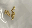 喜上眉梢足金999转运珠3D硬金抛光面珠磨砂路路通DIY配饰散珠送礼女 4mm光珠【约0.8g】多颗重版 实拍图