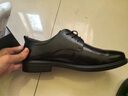 海澜之家HLA皮鞋男士商务休闲秋冬德比正装鞋子男H135/H171 黑色44 实拍图