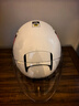 两只小蜜蜂新国标3C认证儿童头盔冬季保暖3/4半盔可爱熊男女孩四季通用电动车摩托车头盔平衡车安全帽珍珠白 实拍图