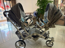 kids&koalas 双胞胎婴儿推车前后可坐平躺婴儿车双胞胎高景观折叠避震手推车 星空灰色豪华款 实拍图