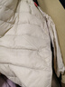 鸭鸭（YAYA）马甲女轻薄羽绒服秋冬坎肩修身保暖背心马夹女百搭内穿上衣女装K 米白色 XL 实拍图