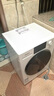 松下（Panasonic）小白盒 滚筒洗衣机 全自动家用 超薄全嵌 10KG 温水泡沫净 国家补贴 XQG100-81T3 实拍图