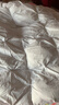 无印良品100%白鹅羽毛绒丝被子秋冬被约5斤【填充1600g】150*200cm扭花白 实拍图