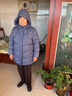 坦博尔羽绒服女中长款带帽宽松舒适保暖妈妈款外套510560D 颜锡蓝 190  实拍图