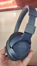 JBLT770NC头戴式主动降噪蓝牙耳机 手机电脑笔记本耳机游戏无线有线耳机  蓝色 实拍图