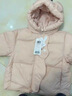 巴拉巴拉童装儿童羽绒服宝宝男女童2025冬装新款婴儿外套保暖上衣泡芙羽绒 粉色小苹果60356-白鸭绒 130 （充绒量121g 适合6-7岁） 实拍图