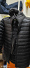 京东京造穿山甲轻薄羽绒服 连帽白鸭绒户外秋冬外套短款男 黑色 XXL 实拍图