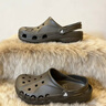 CROCS卡骆驰贝雅暖绒洞洞鞋女暖棉男棉鞋外穿拖鞋|206633 黑/黑-060 (建议买大一码) 40 (250mm) 实拍图