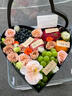 爱里新年鲜花水果礼盒水果提篮同城送花送长辈老婆女友生日礼物鲜花店 【果香怡情】葡萄火龙果苹果柿子鲜花水果礼盒 实拍图