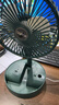 电风扇伸缩折叠小风扇宿舍家用静音充电型办公台式USB桌面宿舍大风力夏台面落地两用折叠电风扇 颜色随机 直插款无档位开关1个装 实拍图