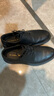 红蜻蜓皮鞋25秋冬真皮德比鞋男士商务正装皮鞋结婚新郎鞋WTA45062黑色43 实拍图