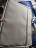晴熙笔记本电脑包手提单肩男女大容量适用苹果华为联想拯救者15.6/16 皎月米-360°加绒气囊防震+SBS大牌拉链+挂拉杆箱 适用于15-16.1英寸电脑 实拍图