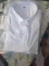 啄木鸟（TUCANO）衬衫男秋季长袖衬衣商务休闲时尚百搭纯色韩版上衣男装 白色 3XL 实拍图