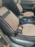 欧玛奴汽车座套四季通用全包围汽车坐垫冬季布艺座垫座椅套适用于 豪华版黑咖色 大众速腾迈腾途观L朗逸捷达宝来 实拍图