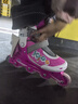 米高溜冰鞋儿童全闪光轮直排轮旱冰鞋轮滑鞋可调尺码S1【培训适用】 粉色 八轮全闪 L (35-38)9-12岁 实拍图