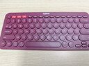罗技（Logitech）时尚系列 K380 无线键盘 蓝牙办公键盘 女友 便携超薄键盘 笔记本键盘 红色 实拍图