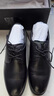 京东京造【头层牛皮】皮鞋男面试正装鞋光面系带真皮婚鞋黑色41 实拍图