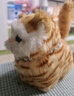 亦趣仿真猫玩偶会叫小猫咪毛绒玩具摆件可爱猫咪公仔儿童生日新年礼物 橘色会叫猫咪+铃铛 实拍图