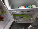 华宝小冰箱小型家用出租房用冷藏冷冻两用一级能效节能省电迷你宿舍寝室办公室二门电冰箱 【一级能效】58L银色【三天不到一度电】 实拍图