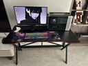 奥伦福特  电脑桌台式家用电竞游戏桌办公书桌简约书房写字桌子 碳纤维纹路单桌-120*60 升级款电竞桌 实拍图