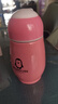【秋冬必备】304保温杯不锈钢企鹅呆萌创意便携卡通儿童水杯 粉色 实拍图