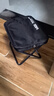 小魔折叠马扎 户外折叠椅便携式小凳子超轻折叠凳高铁旅行排队神器 黑 实拍图