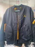 耐克（NIKE）Jordan官方耐克乔丹男子夹克冬季外套棉服保暖印花刺绣轻便CZ1191 010黑/大学金/白/(大学金) L 实拍图