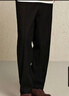 GXG男装休闲裤西裤男士保暖长裤24年冬新品 黑色 180/XL 实拍图