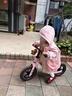 酷骑儿童平衡车1-6岁宝宝滑步车12寸轻便车身初学者S2樱霞粉 酷奇 实拍图