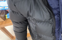 保姆鹅  【风墙】儿童羽绒服宝宝中长款护脸加厚外套保暖童装[NG2664] 炭黑 100 实拍图
