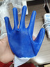 德力西电气劳保手套工作劳保干活防滑耐磨工作工地浸胶手套丁腈丁晴劳动手套 【旗舰全胶更耐用】蓝丁腈12双 实拍图
