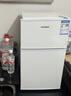 HYUNDAI（韩国现代）小冰箱迷你小型家用冷藏冷冻宿舍出租房办公室双开门二门电冰箱节能省电 68L白【一级能效+租房必备】 实拍图