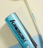 川崎（KAWASAKI）羽毛球拍超轻碳素中杆对拍KD-1pro蓝黄（已穿线+6球+手胶+拍包） 实拍图