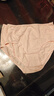 依之舍内裤女纯棉100%全棉质面料透气中高腰细边宽松舒适加肥加肥码胖mm200斤收小肚子女式三角裤头 6526B 高腰 三色+重一色 4条 XXL 实拍图