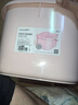 茶花 泡脚桶洗脚盆 泡脚盆塑料盆 足浴盆足浴桶 塑料桶 浅粉 1只装 实拍图