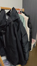 优衣库女装双排扣茄克/外套通勤商务西装夹克早春481603 484252 481603/09黑色 L 实拍图