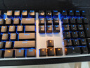 达尔优（dareu）EK815机械合金版机械键盘 有线键盘 游戏键盘 108键 单光 多键无冲 吃鸡键盘黑银红轴 实拍图