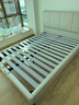 顾家家居（KUKA）布艺床京东家具双人床1.5米x2米9052月纱白高脚款床架京仓闪发 实拍图