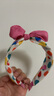 晨色儿童发饰发箍耳朵发箍可爱草莓布艺压发头箍女孩不勒头防滑发卡 实拍图