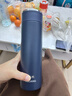 富光 保温杯高档男女316不锈钢学生便携泡茶大容量水杯年货礼品定制 墨蓝600ml【316内胆】 实拍图