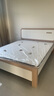 首年全实木床轻奢床现代简约主卧双人床白色高箱储物婚床卧室家具 静音床+床头柜*1+椰棕床垫 1.8米*2米框架款 实拍图