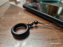 贝意品黑檀木木质手机链吊坠指环扣手机挂绳紫檀木新款挂件U盘挂件手机挂饰指环款 实拍图