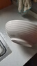 随机陶瓷餐具盲盒米饭碗面碗汤碗系列碗餐具陶瓷碗瓷器加厚隔水炖 纯白横纹7英寸碗4只 实拍图