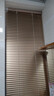 家优优铝合金百叶窗帘免打孔安装办公室卫生间高端防水遮光升降卷帘定制 （拉珠款）（亮光）浅蓝 实拍图