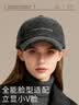 啄木鸟帽子女秋冬季棒球帽时尚百搭加厚防寒鸭舌帽保暖显脸小时尚棉帽 实拍图