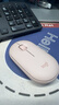 罗技（Logitech）时尚系列 PEBBLE鼠标 无线蓝牙鼠标 办公静音鼠标 女性鼠标对称鼠标 鹅卵石造型 玫瑰粉 实拍图